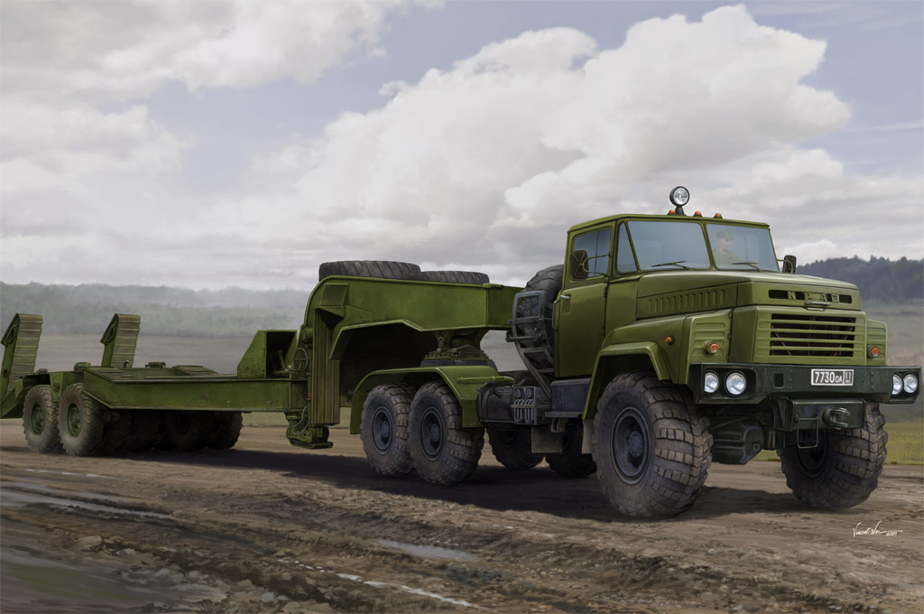 1/35 Russian KrAZ-260B Tractor with MAZ/ChMZAP-5247G semitrailer