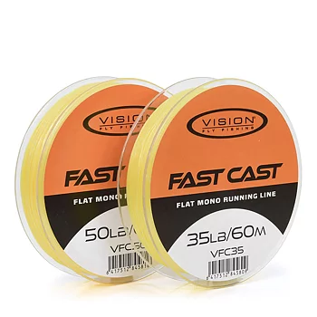 Vision Fast Cast Flat Running Line 60m - 50lb