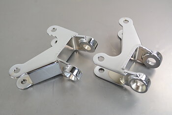 Batwings 2 1/4´´ 4-Link Chrome