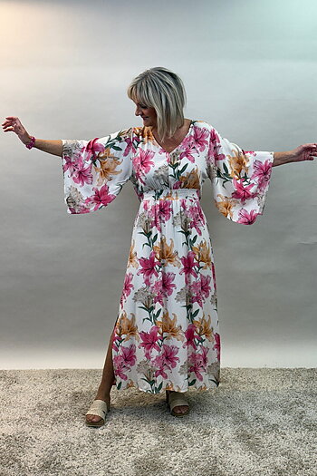 Mix by heart -  Ottilia Dress Fuchsia