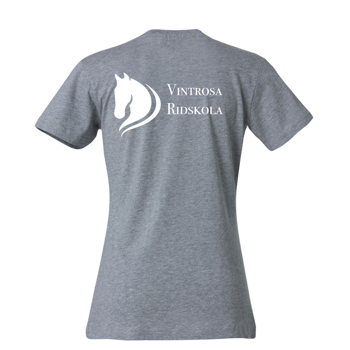 T-shirt bomull Dam (Vintrosa Ridskola) - 2