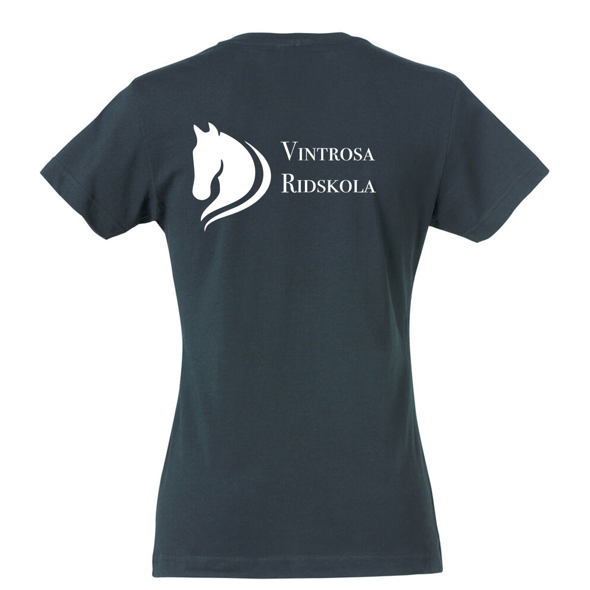 T-shirt bomull Dam (Vintrosa Ridskola) - 3