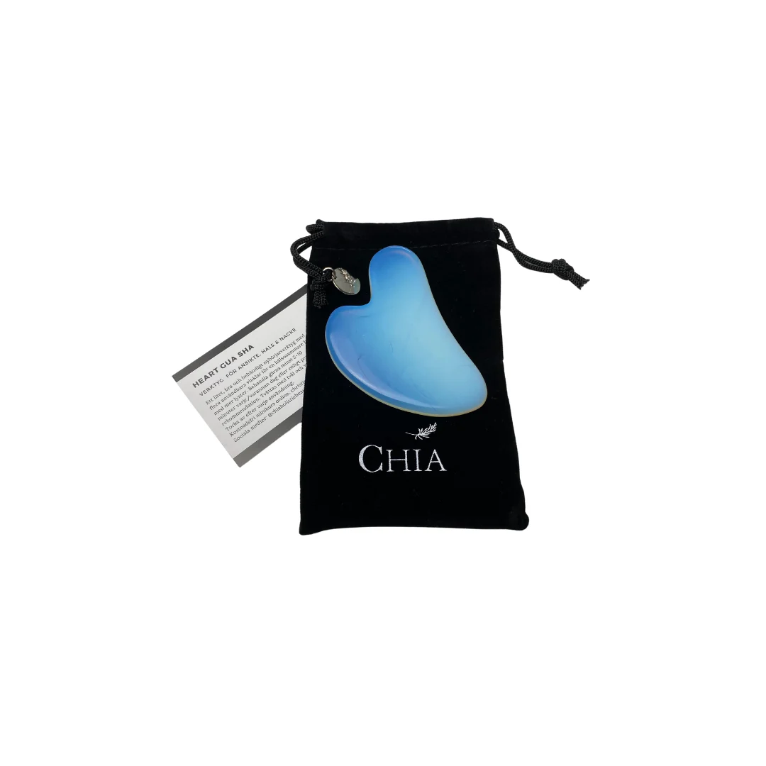Gua sha hjärtform opal - CHIA massagetools - 2