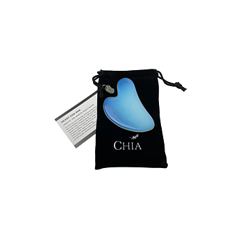 Gua sha hjärtform opal - CHIA massagetools