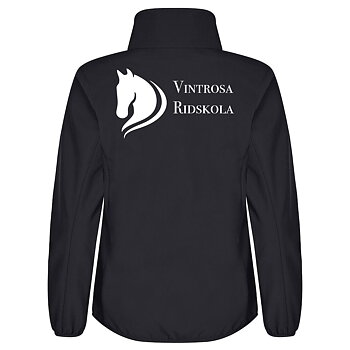 Softshell jacka Dam (Vintrosa Ridskola)