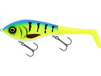 Westin Swim Tail is a hybrid bait for pike fishing, half hard plastic and half rubber tail