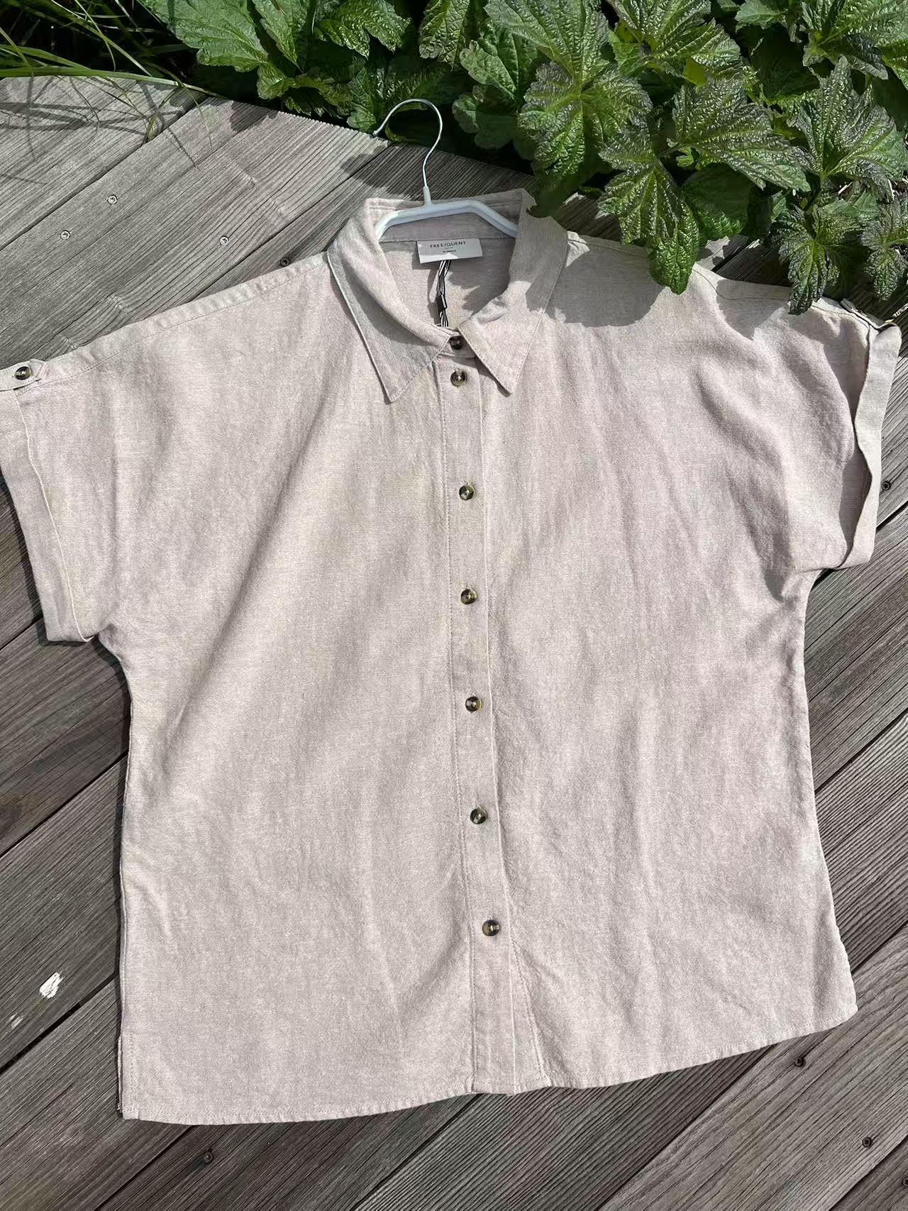 FREE/QUENT Lava Short Sleeved Shirt Sand Mel.