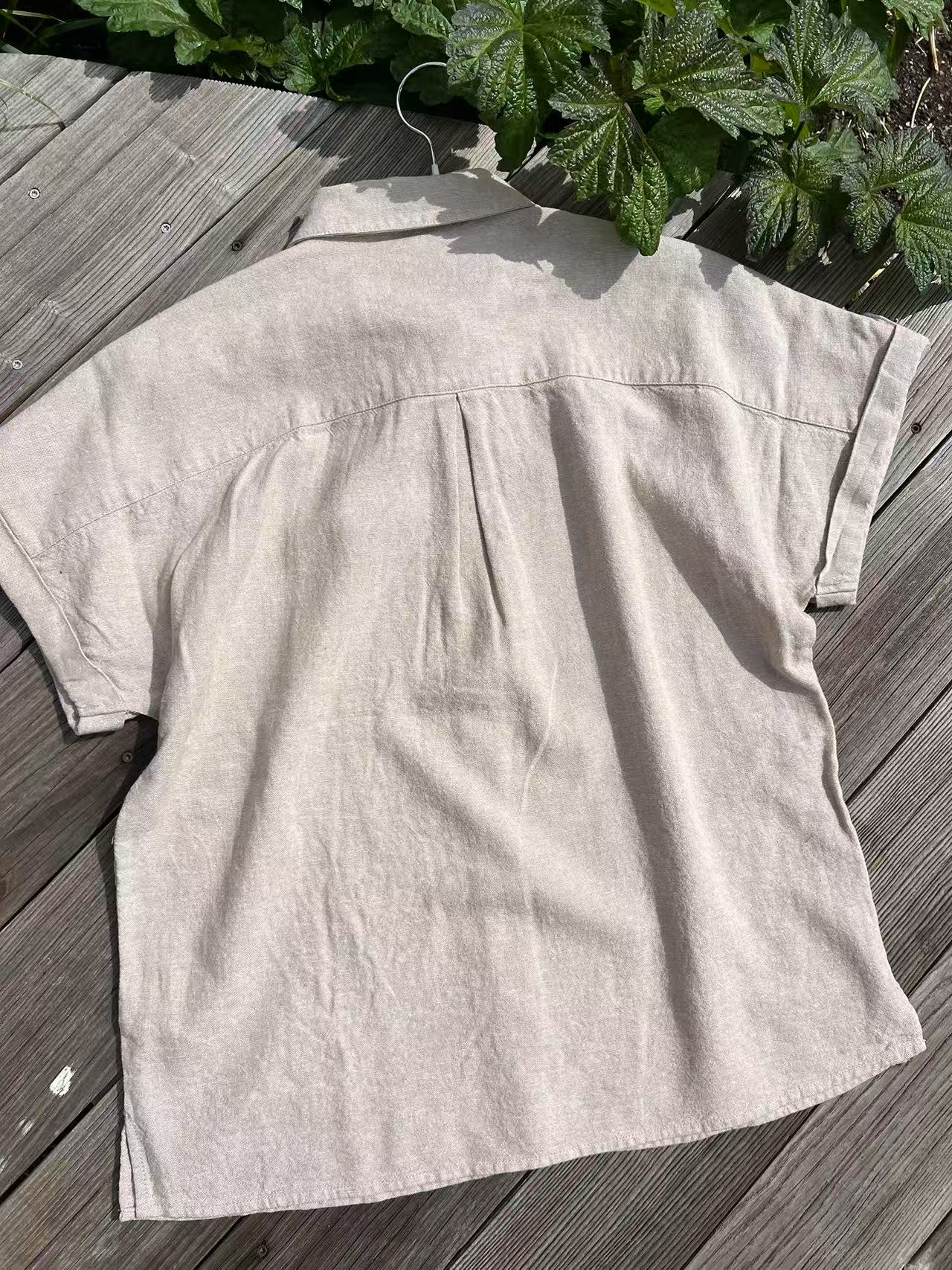 FREE/QUENT Lava Short Sleeved Shirt Sand Mel. - 4
