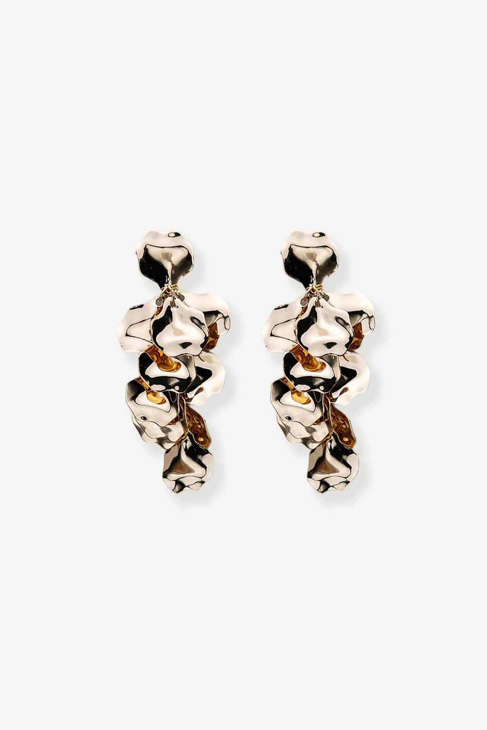 BOW19 Leaf Earrings Mini Gold