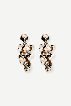 BOW19 Leaf Earrings Mini Gold