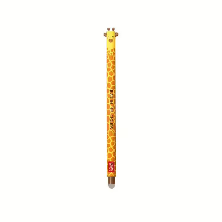Gelpenna med utsuddbart bläck - Giraff, svart - 2