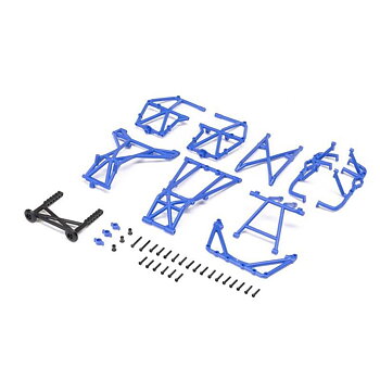LOSI Cage Set Complete, Blue: Mini LMT