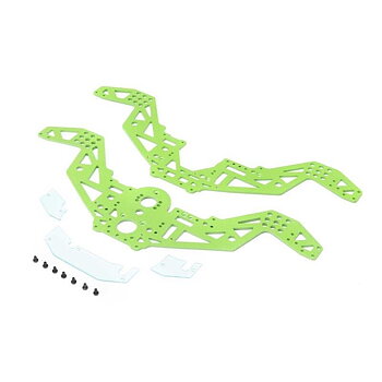LOSI Chassis Plate Set, Green: Mini LMT