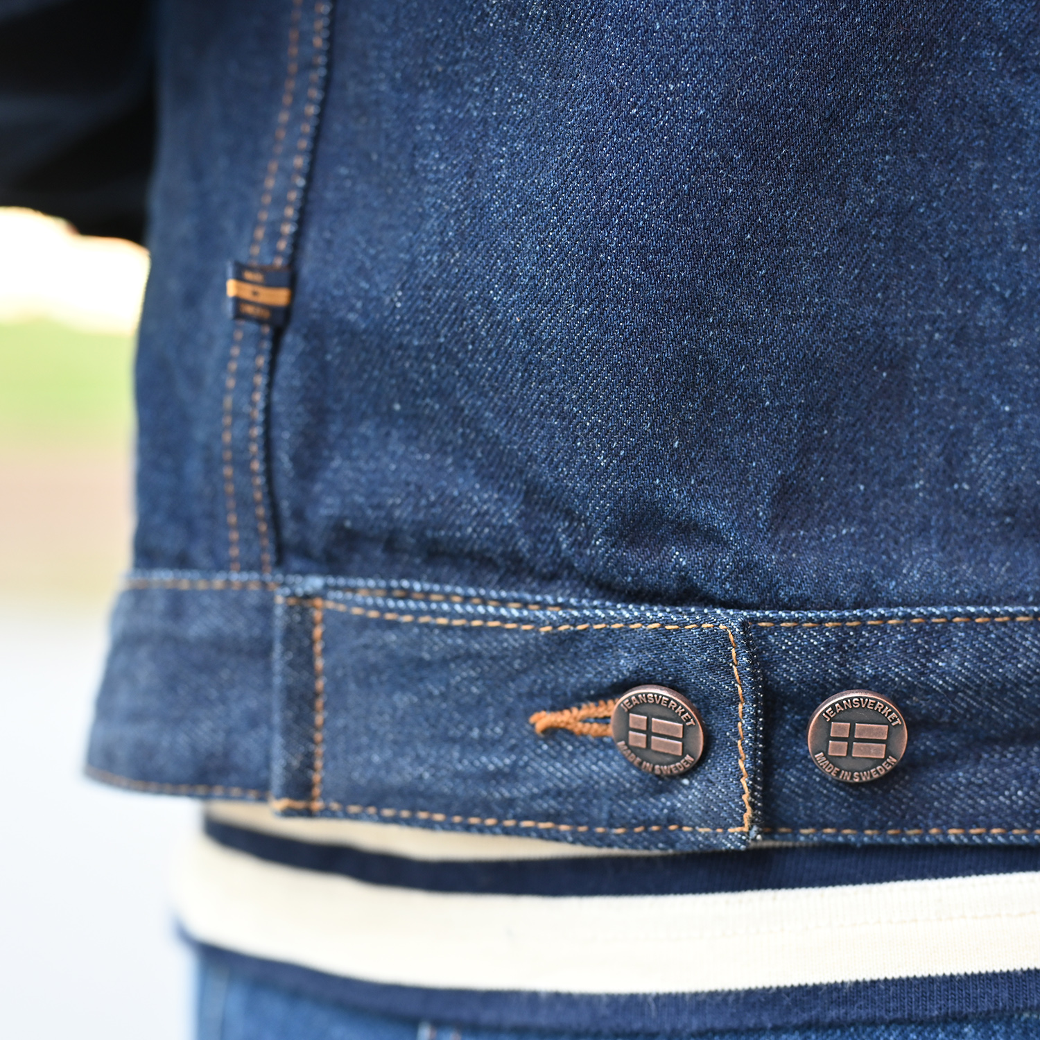 Jeansjacke dunkelblau - 6