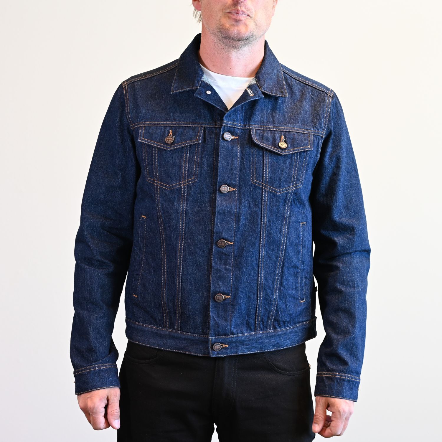 Jeansjacke dunkelblau - 4