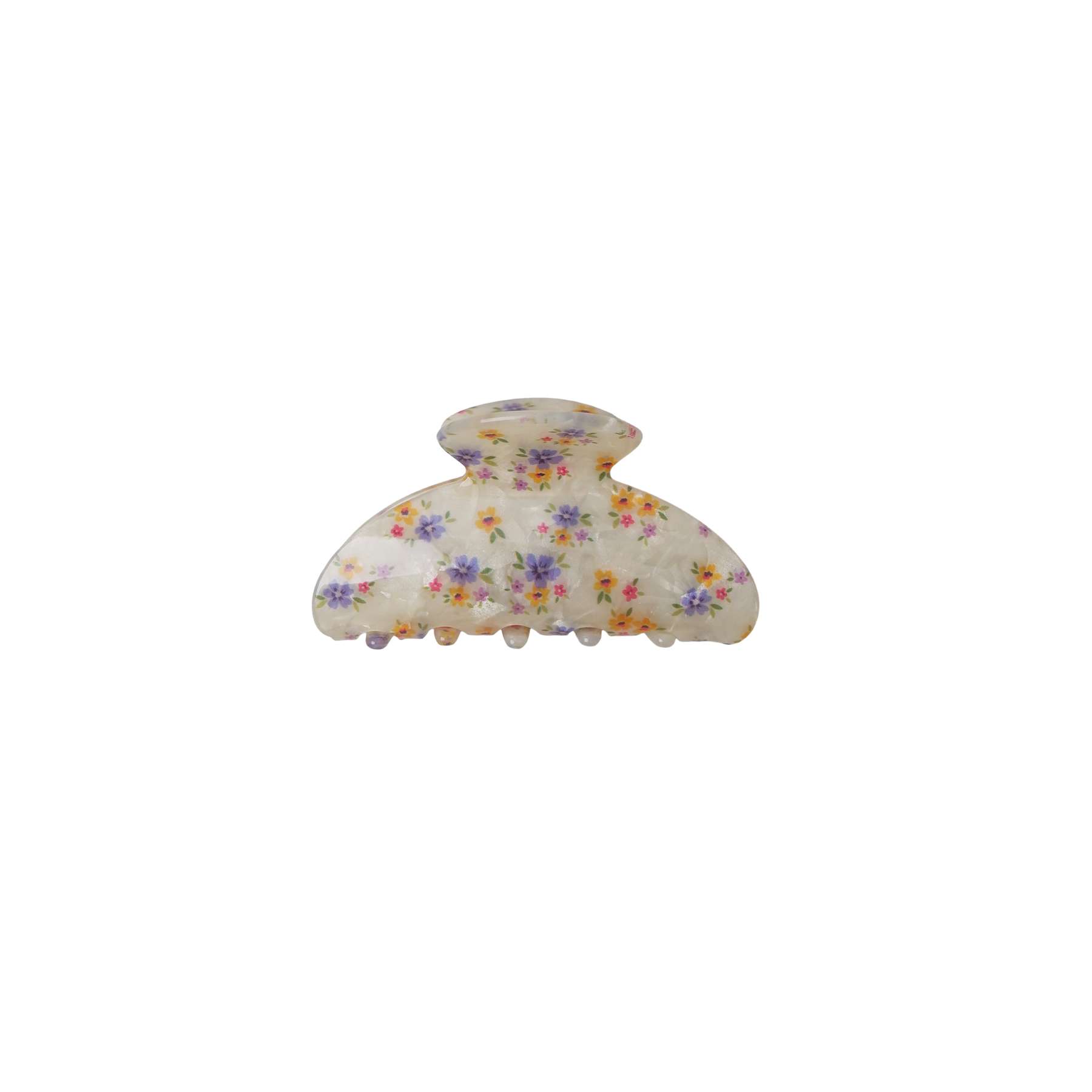 BCCORALIE hair claw Creme w. Flowers