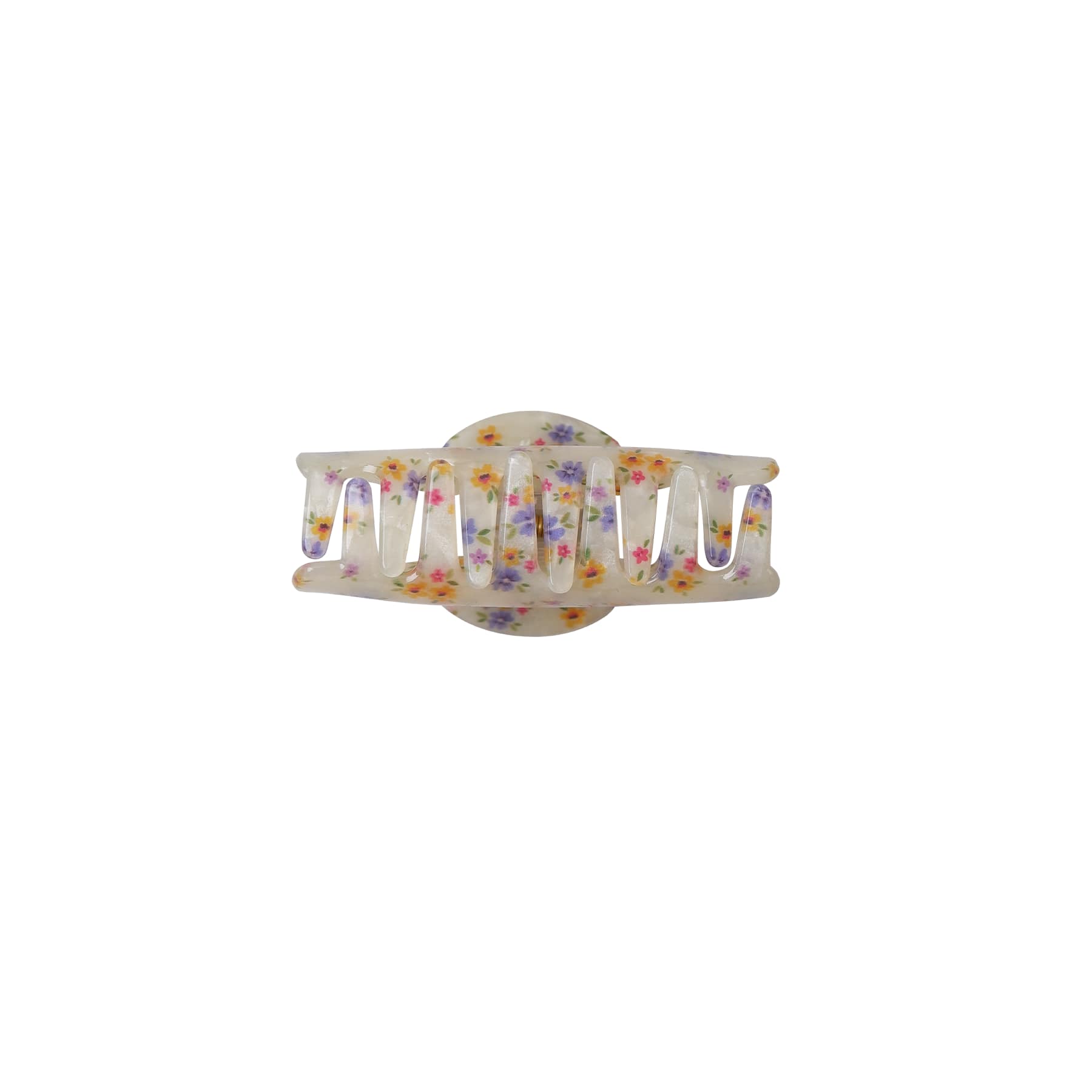 BCCORALIE hair claw Creme w. Flowers - 2