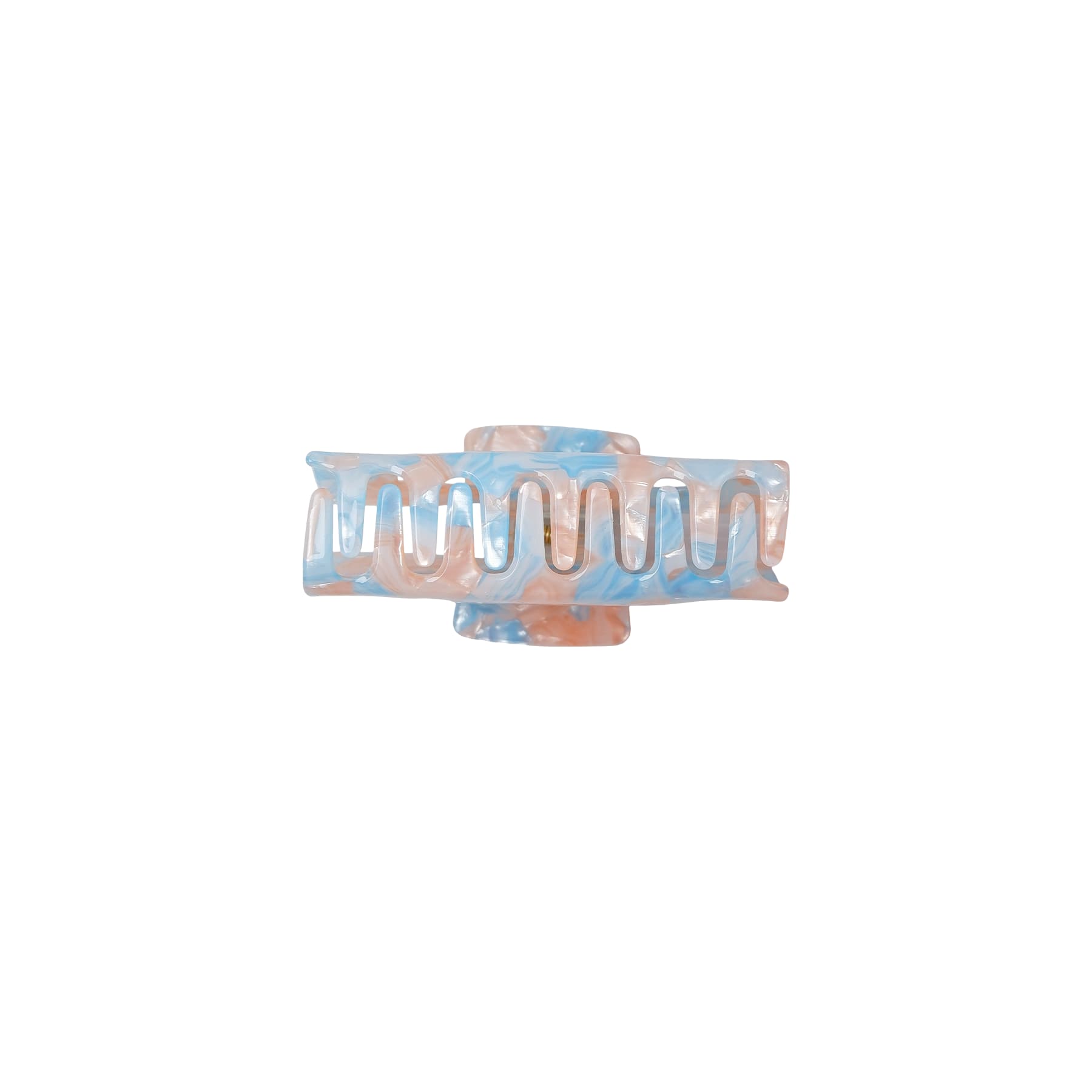 BCBERLIN big mosaic hair claw Lt. Blue / Beige - 2