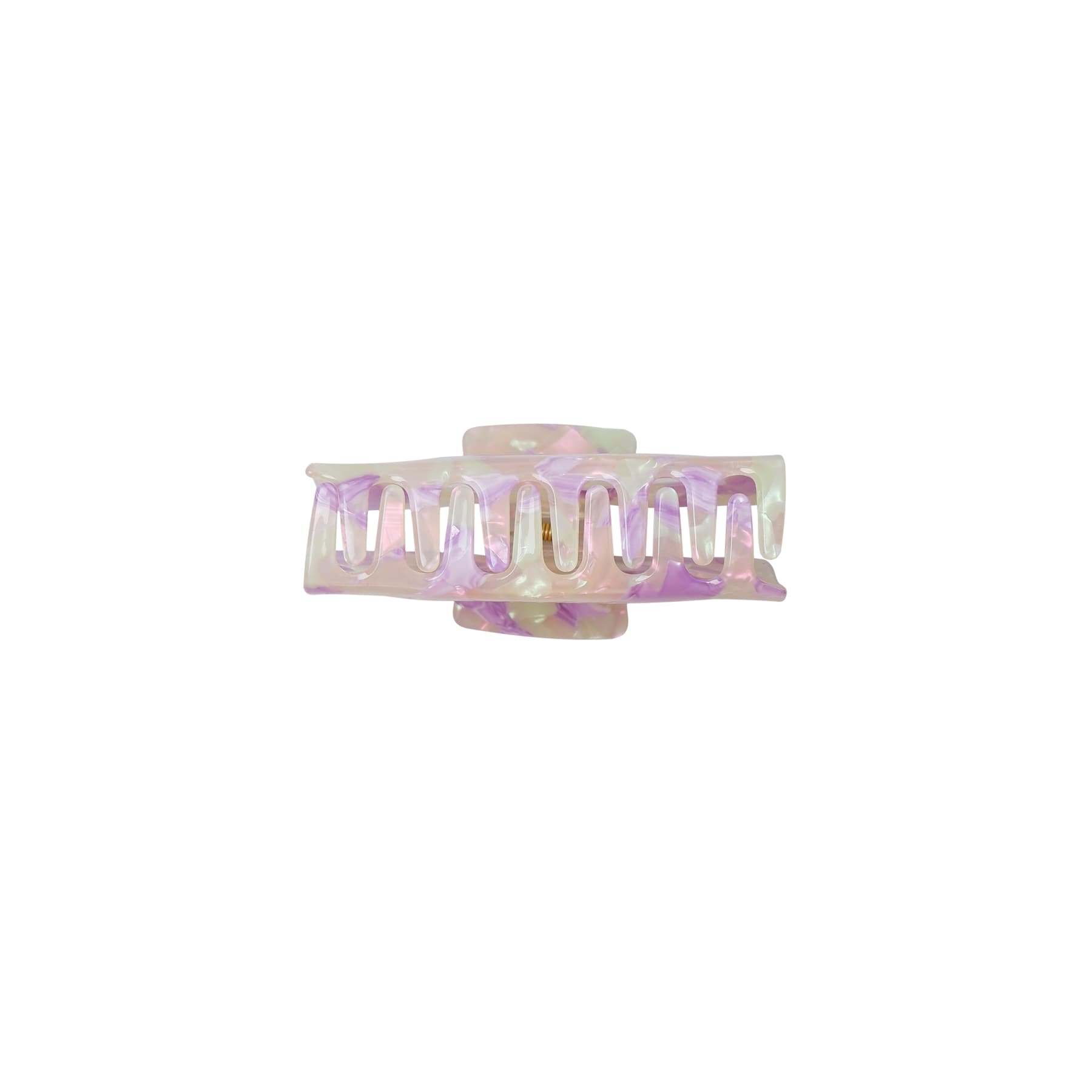BCBERLIN big mosaic hair claw Lt. Green / Lavender - 2