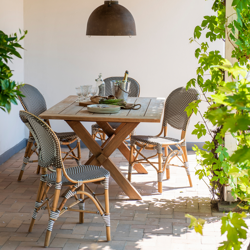 Colonial Teak Dining table 160x100 cm - Outdoor - Sika-Design - 3