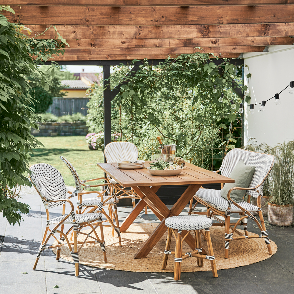 Colonial Teak Dining table 160x100 cm - Outdoor - Sika-Design - 2