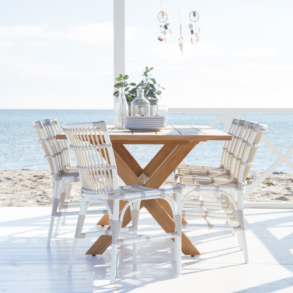 Colonial Teak Dining table 200x100 cm - Outdoor - Sika-Design - 3