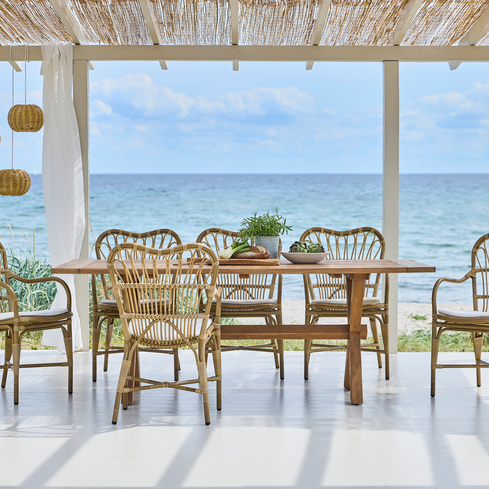 Colonial Teak Dining table 200x100 cm - Outdoor - Sika-Design - 4