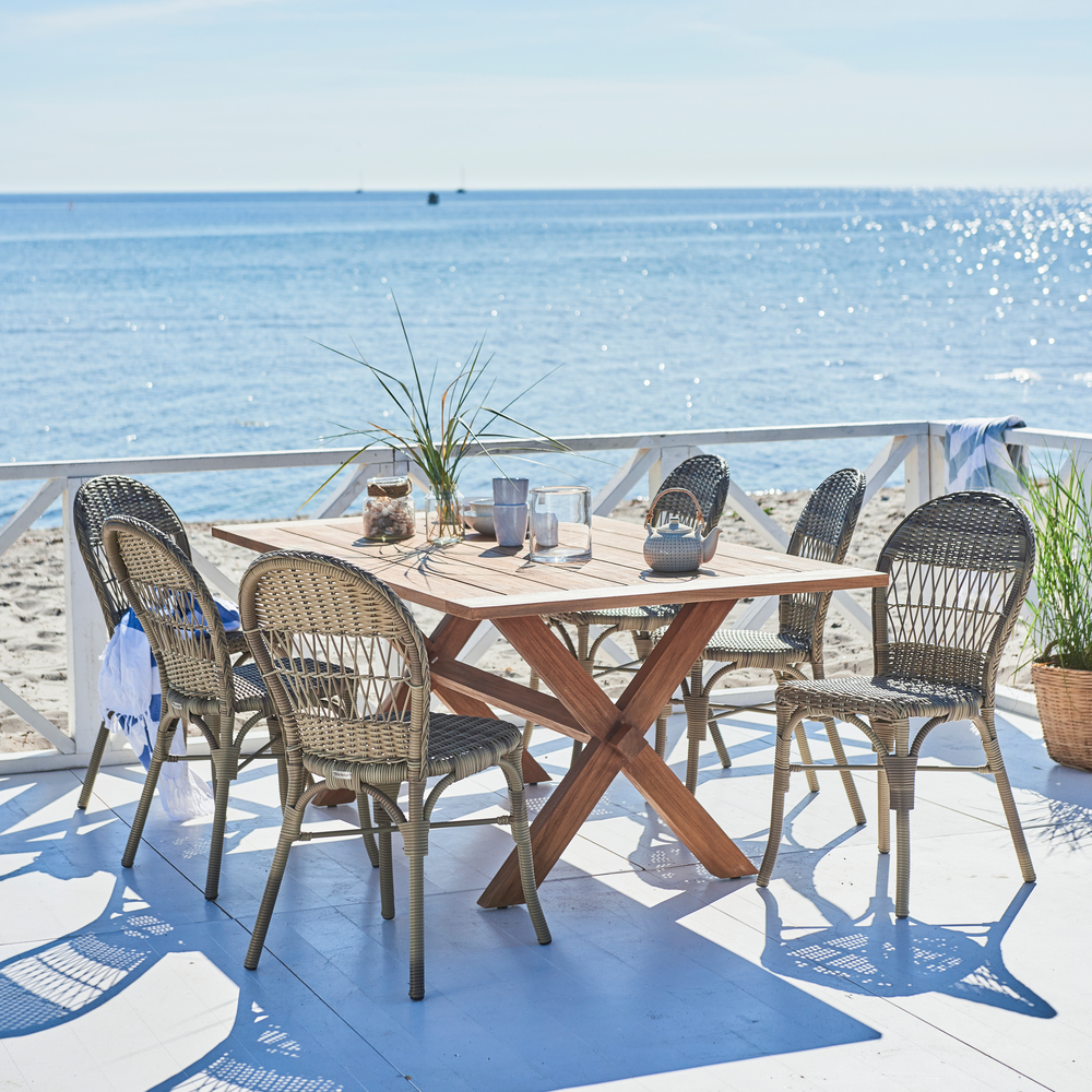 Colonial Teak Dining table 200x100 cm - Outdoor - Sika-Design - 2