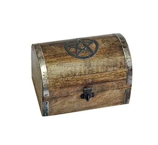 Altar  Skrin med Pentagram, rustik - 25cm