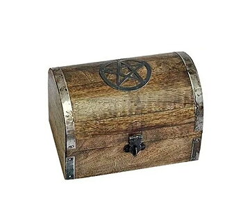 Altar  Skrin med Pentagram, rustik - 25cm