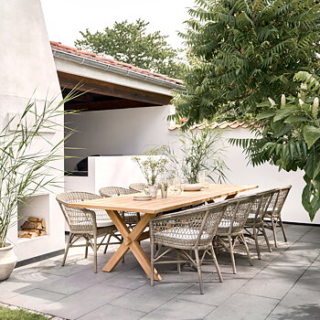 Colonial Teak Dining table 300x100 cm - Outdoor - Sika-Design