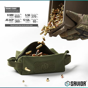 Savior Equipment Loose SAC Soft Ammo Carrier - M81 Woodland 2