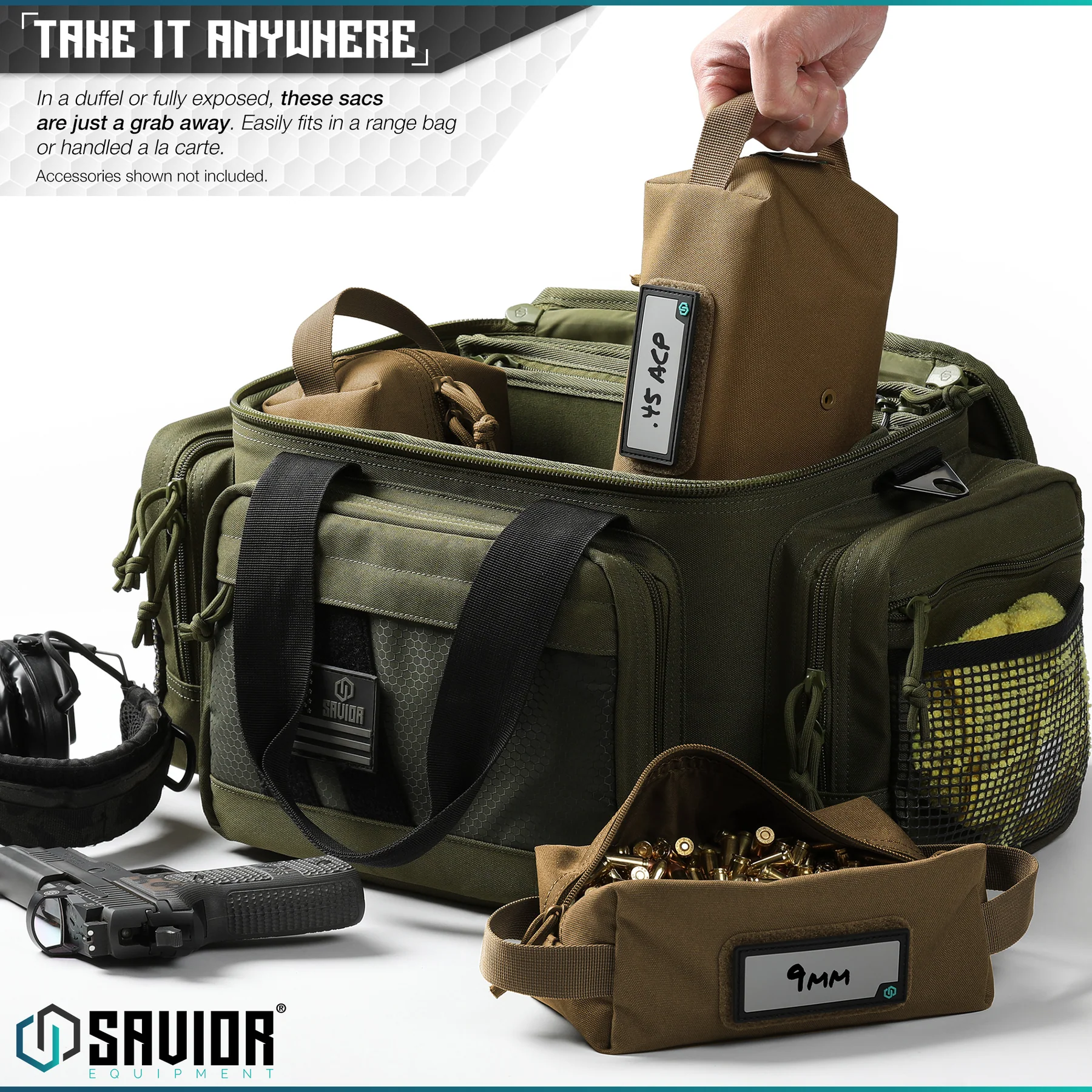 Savior Equipment Loose SAC Soft Ammo Carrier - M81 Woodland 3