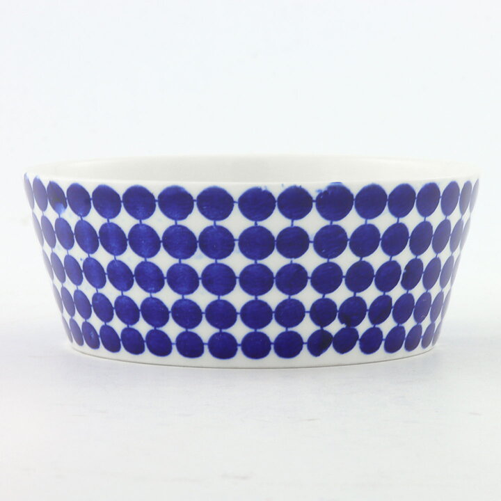  Stig Lindberg (Adam & Eva 1959) Adam Sugar Bowl with Blue Dot Pattern 9 cm (2)