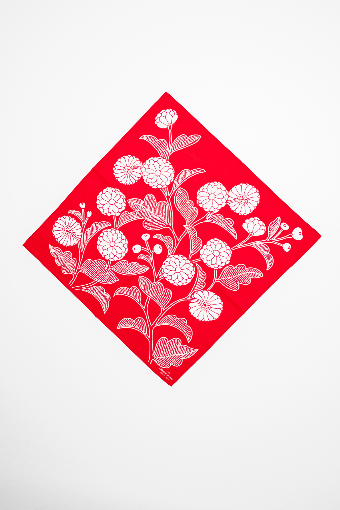 Kobashi Studio - Chrysanthemum Bandana Red Skinku - 6