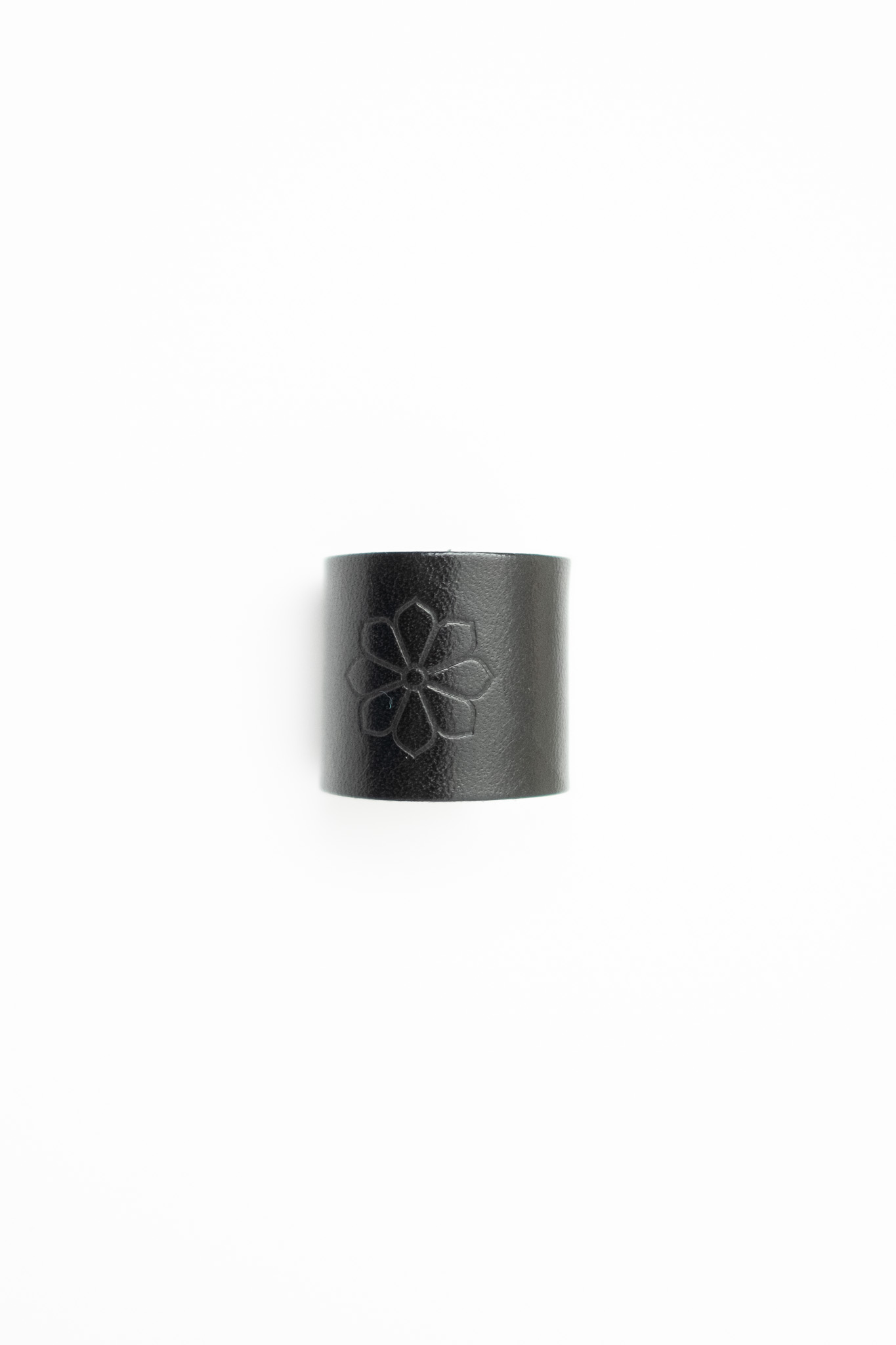 Kobashi Studio - Leather Bandana Ring Black - 5