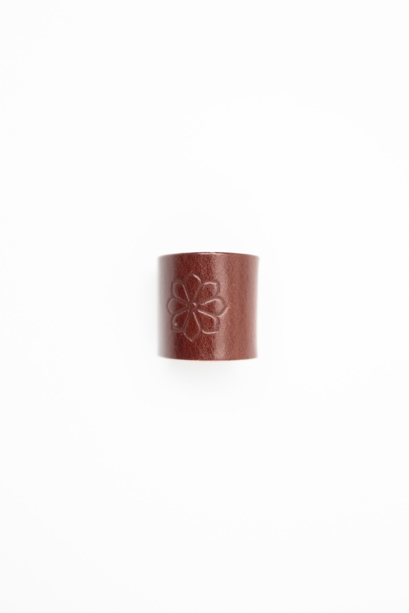 Kobashi Studio - Leather Bandana Ring Brown - 3