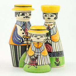 Anita Nylund (Familjen Pepparsson 1950s) Three Charming Shakers (2)