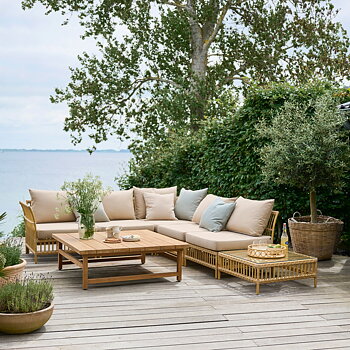 Julian Teak Coffe Table 120x120 cm  - Outdoor - Sika-Design