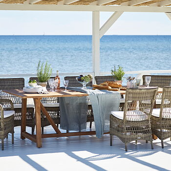George Teak Dining table 240x100 cm - Outdoor - Sika-Design