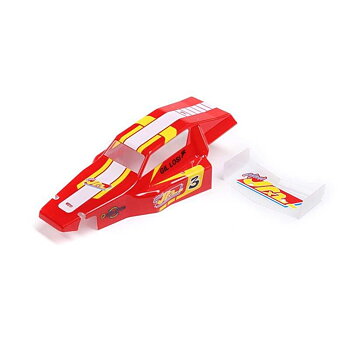LOSI Body & Wing, Red: Mini JRX2