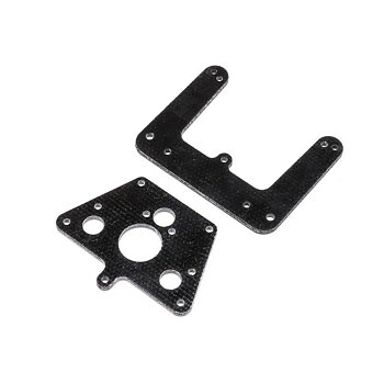 LOSI Front & Rear Shock Towers: Mini JRX2