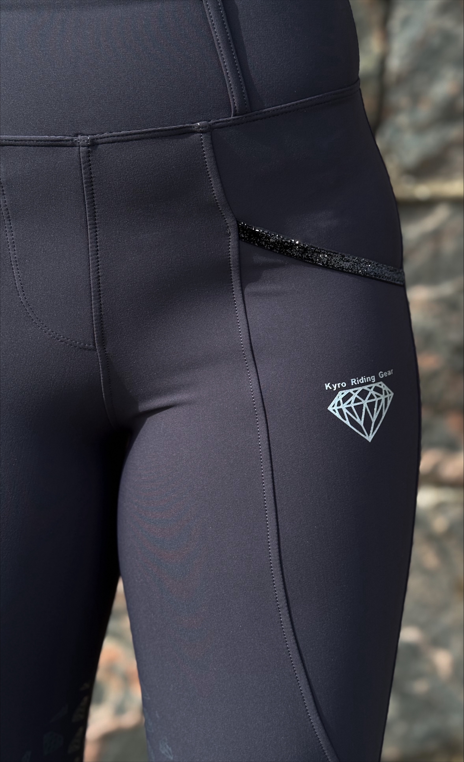 HYBRID Breeches "super fit" GREY - 2