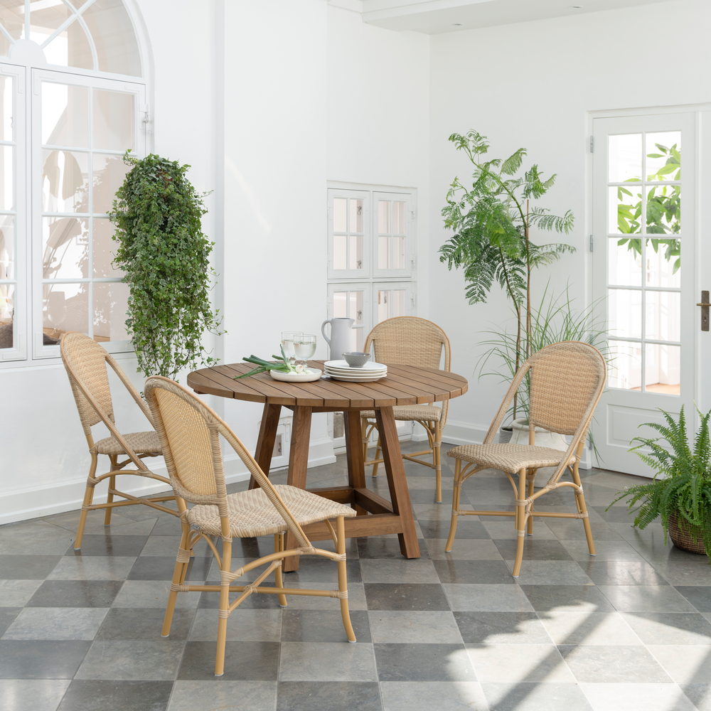 George Teak Bord Ø 120 cm - Utomhus - Sika-Design - 4