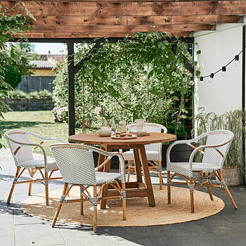 Gaorge Teak Table Ø 120 cm - Outdoor - Sika-Design