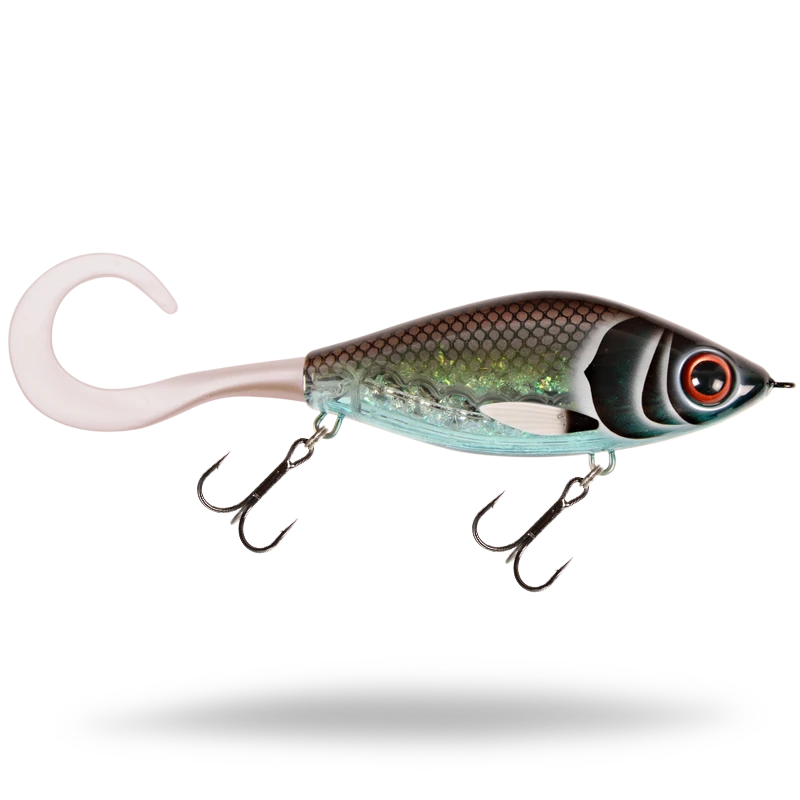 Strike pro trueglide guppie är ett glidebait som väger 120gram, kastar långt och fångar mycket och stor gädda