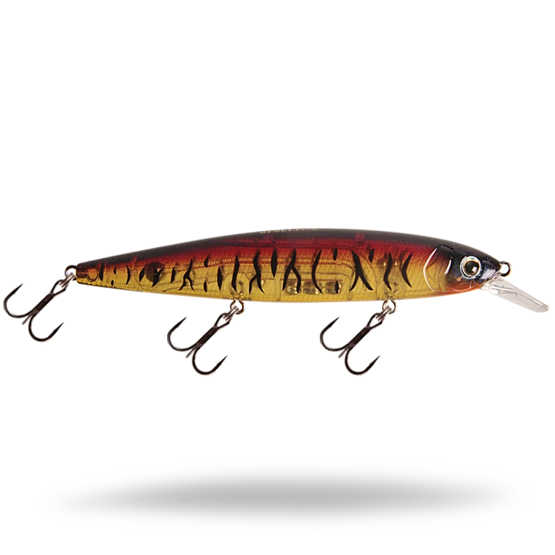 strike pro bold 11cm is a twitch / jerk bait for perch fishing but works just as well for most other predators