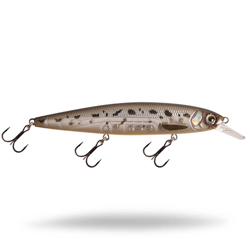 strike pro bold 11cm is a twitch / jerk bait for perch fishing but works just as well for most other predators