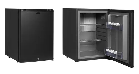 Minibar svart i olika storlekar med grå eller vit insida  finns även med glasdörr. - 3