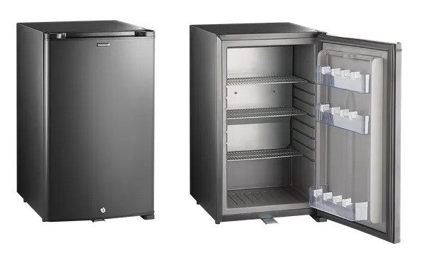 Minibar svart i olika storlekar med grå eller vit insida  finns även med glasdörr. - 4
